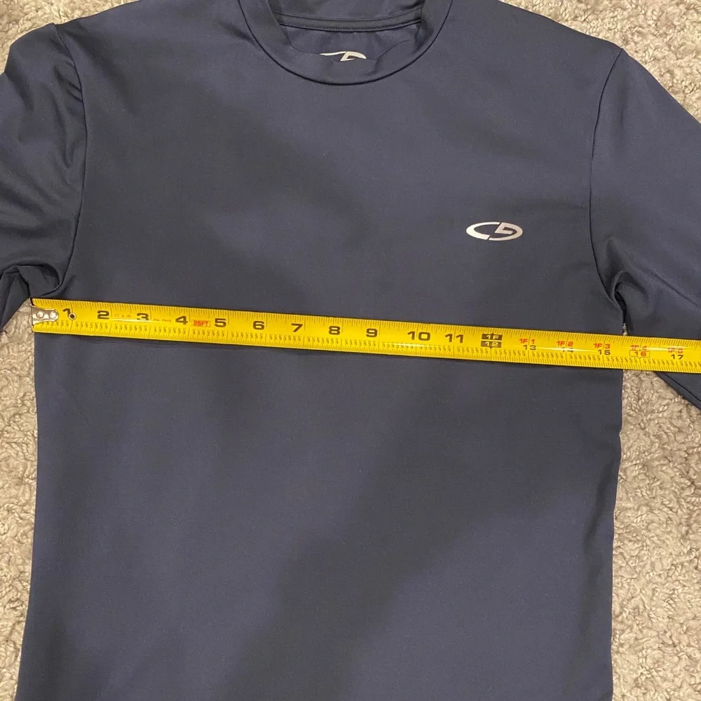 CG by Champion boys duo dry long sleeve top dark blue size Small